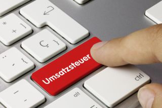 Foto: Umsatzsteuer Tastatur Finger