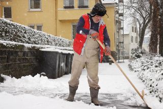 Foto: Schneeräumen