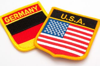 Foto: Deutschland, USA, Flagge