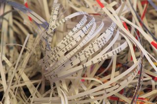 Foto: geschreddertes Papier