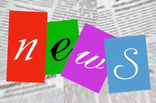 Foto: News-Buchstaben, Zeitung